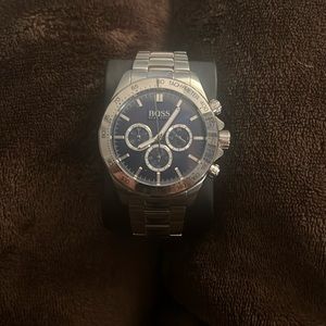 Men’s Hugo Boss watch. Stainless steel. Water resistant.